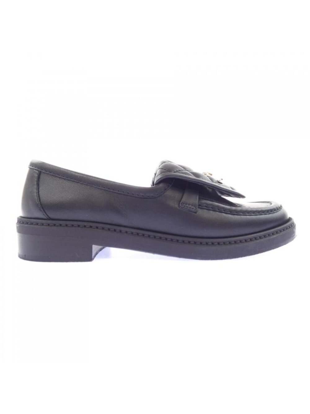 Chanel Loafers Turnlock Quilted Shoes